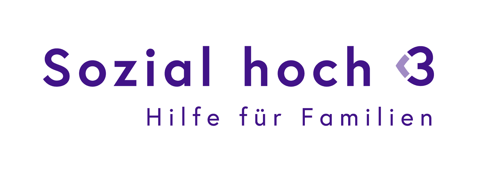 Sozial hoch 3 Logo